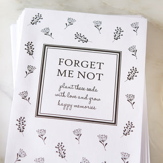 Single Packet of Forget-Me-Not Seeds - Add to a Sympathy Card or Gift