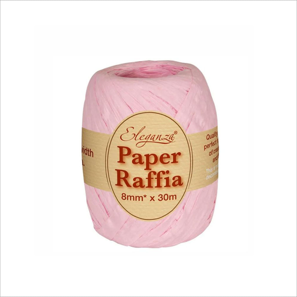 Pink Biodegradable Paper Raffia Balloon String 30m – Angel & Dove