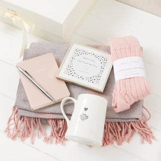 'Sending Warm Hugs' Luxury Sympathy Gift Hamper with Card - Angel & Dove