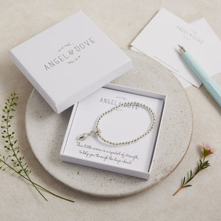 Pewter Acorn 'Strength' Bracelet in Gift Box with Luxury Gift Bag & Card - Angel & Dove