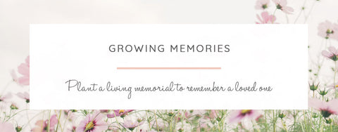 Growing Memories...  Plant a Living Memorial to Remember a Loved One