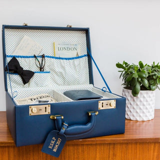 Meminio Classic Memory Box / Keepsake Case - Navy