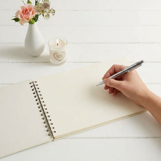 A4 Ivory 'Celebration of Life' Funeral Memory Book