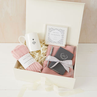 'Sending Warm Hugs' Large Sympathy Gift Hamper in Memory Box