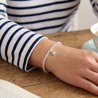 Silver 'One More Star' Bracelet Sympathy Gift with Bag & Card