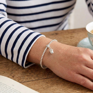 Pewter Acorn 'Strength' Bracelet Sympathy Gift with Bag & Card