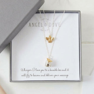 Silver Beehive Necklace Sympathy Gift