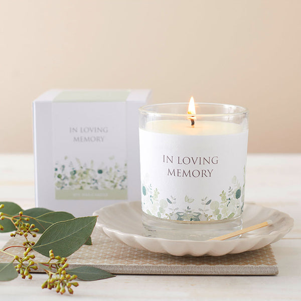 Eucalyptus Funeral Memory Table Collection - Angel & Dove
