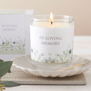 Eucalyptus In Loving Memory 300ml Candle - Angel & Dove