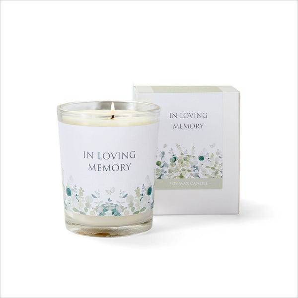 Eucalyptus 'In Loving Memory' 90ml Votive Remembrance Candle - Angel & Dove