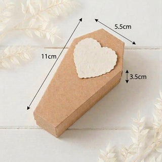 Biodegradable Goldfish Coffin with Grave Marker & Wildflower Seed Paper Heart