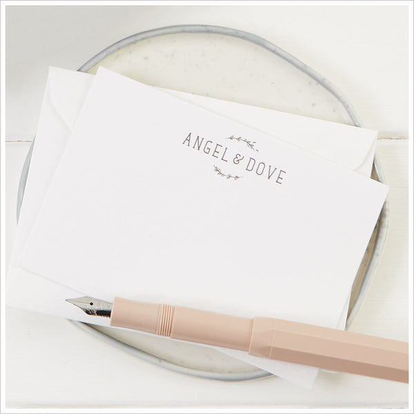 'Rest & Reflect' Luxury Wicker Sympathy Gift Hamper - Angel & Dove