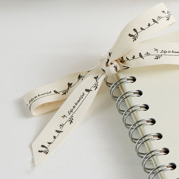 A5 Ivory Funeral Memory Condolence Book, 2 Signs & Pen Collection - Angel & Dove
