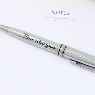 Set of 2 Black Funeral Signs & 'Memories Last Forever' Pen - Angel & Dove
