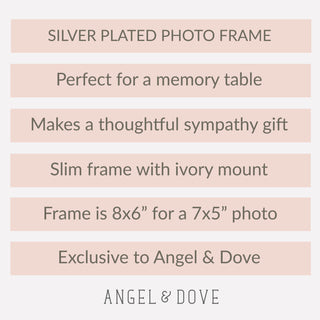 Silver Plated 8x6" Photo Frame for 7x5" Photo