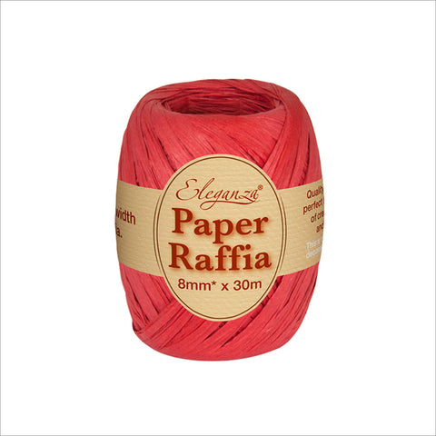 Red Raffia Biodegradable Balloon String