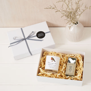 Robin Votive Candle & Porcelain Keepsake Sympathy Gift