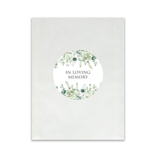 10 Filled Tissue Funeral Favours - Eucalyptus Design - Angel & Dove