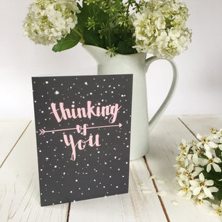Thinking of You Stars Sympathy Card