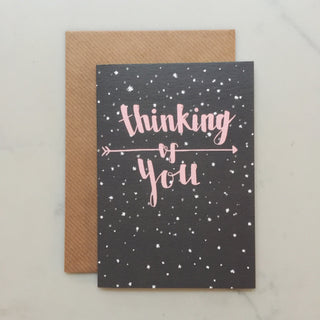 Thinking of You Stars Sympathy Card