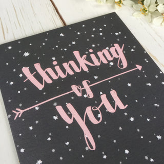 Thinking of You Stars Sympathy Card