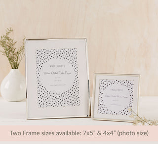 Silver Plated 8x6" Photo Frame for 7x5" Photo