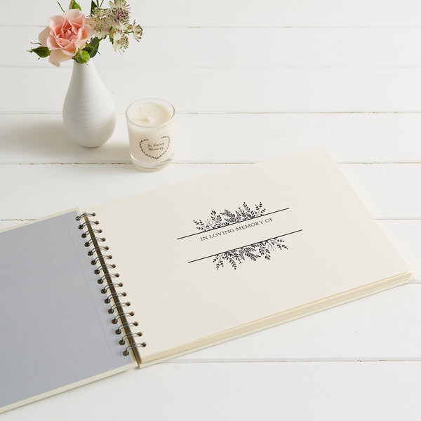 A4 Ivory Memory Book Collection - Angel & Dove