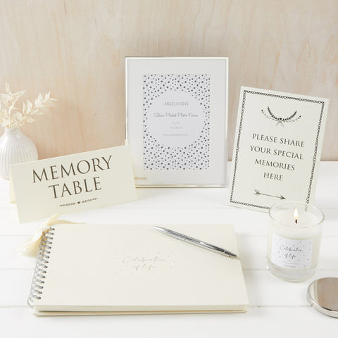 Celebration of Life Memory Table Collection - Angel & Dove