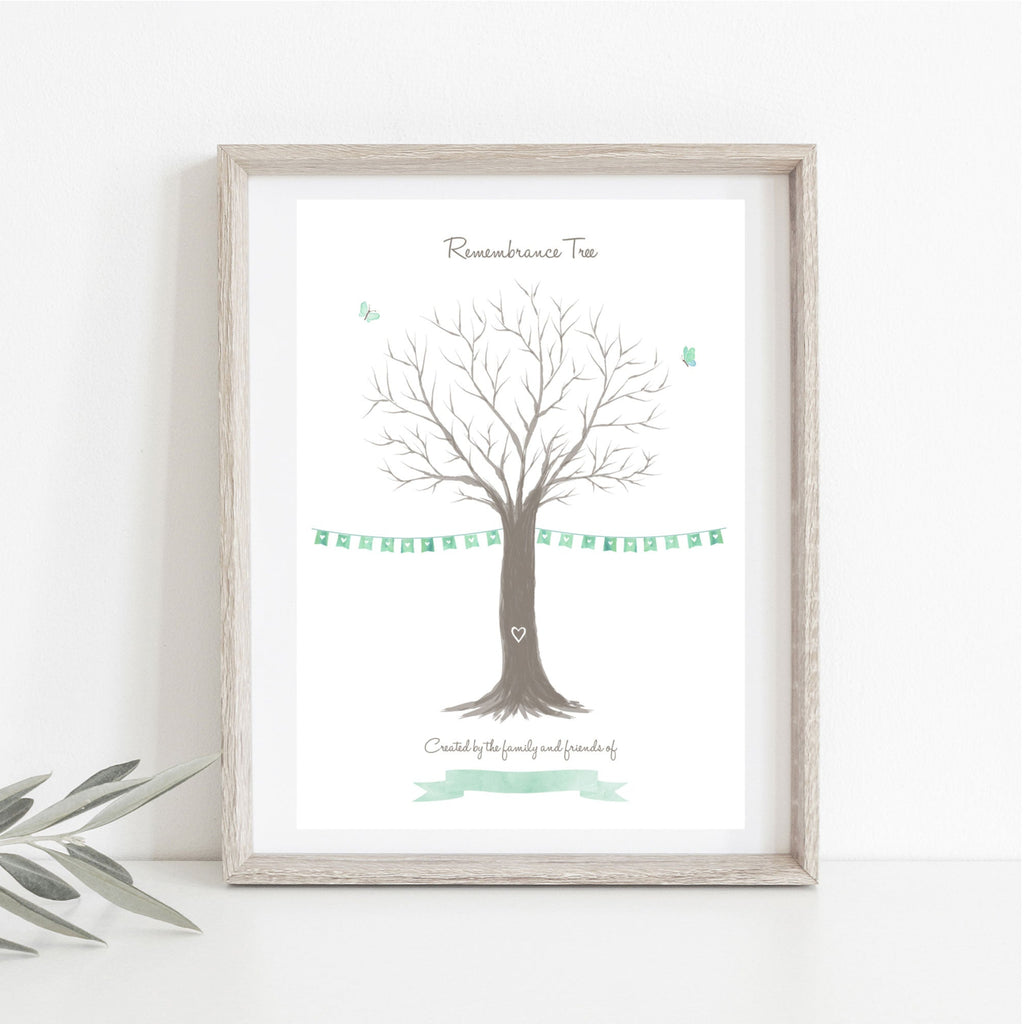 Fingerprint Remembrance Tree Print Kit – Angel & Dove