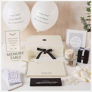 Large 'Funeral In a Box' Collection for up to 30 Guests - Angel & Dove
