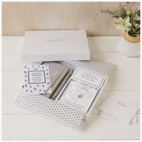 'Little Box of Strength' (Acorn) Sympathy Gift with Luxury Gift Box & Card - Angel & Dove