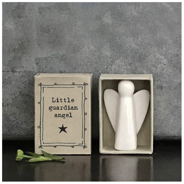 For an Angel Votive Candle & Porcelain Angel Sympathy Gift - Angel & Dove