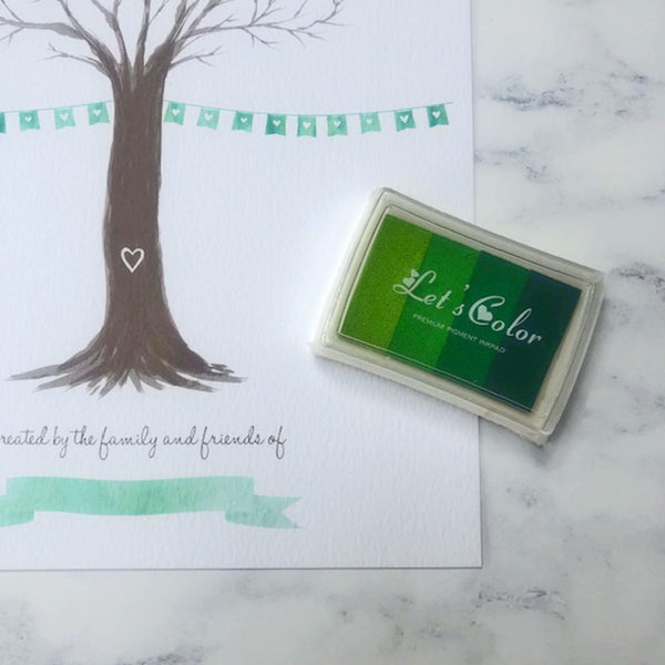 Fingerprint Remembrance Tree Print Kit - A Creative Alternative to a Condolence Book - Angel & Dove