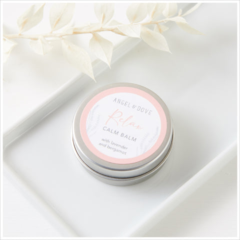 'Relax' Calm Balm - Aromatherapy Self-Care Pulse Point Balm - Angel & Dove
