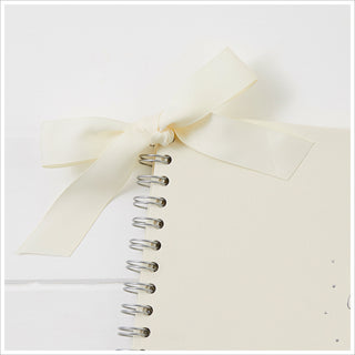 A4 Luxury Ivory 'Celebration of Life' Memory Condolence Book - Angel & Dove