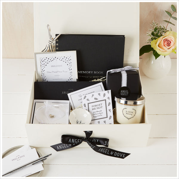 'Sending Love' Large Sympathy Gift Hamper in Luxury Gift Box - Angel & Dove