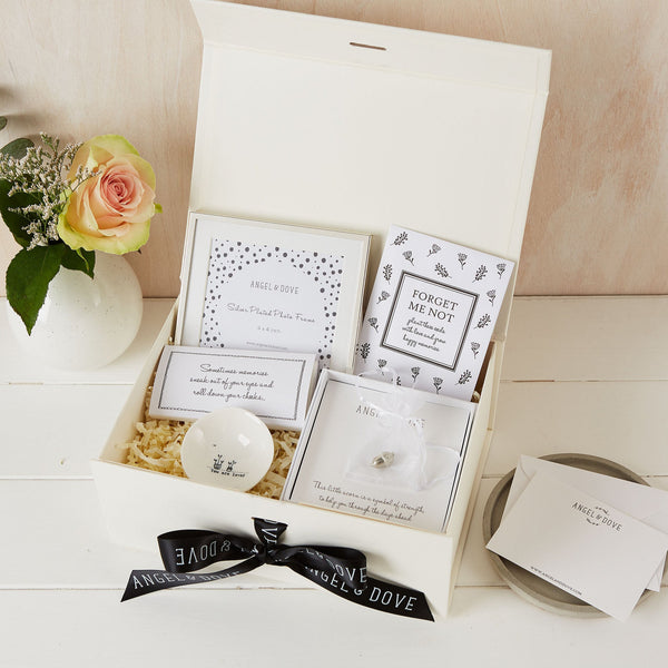 'Sending Strength' Sympathy Gift Hamper in Luxury Gift Box - Angel & Dove