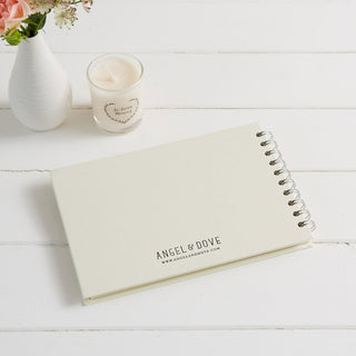 'Our Little Angel' Memory Book, Baby Loss Keepsake Book - Angel & Dove