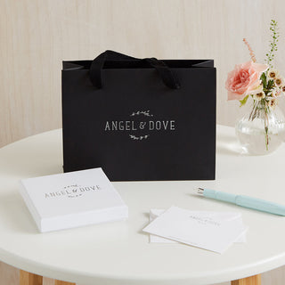 Silver Heart 'Memories' Necklace in Gift Box with Luxury Gift Bag & Card - Angel & Dove