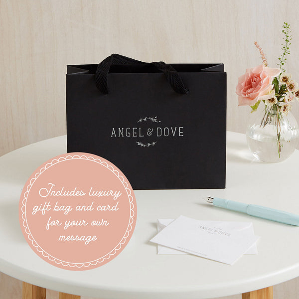 Rose Gold 'Love' Bee Bracelet Sympathy Gift with Luxury Bag & Card - Angel & Dove